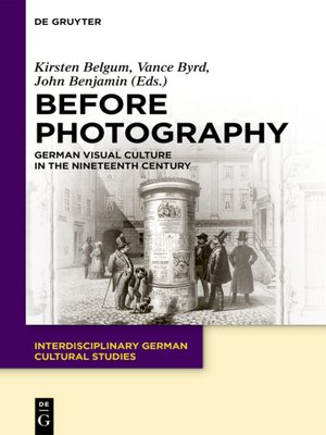 cover image of Before Photography